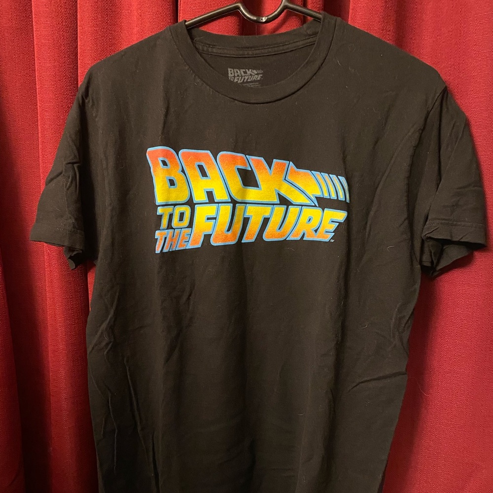 Back to the Future-‎ Women’s Shirt-Black,Size:Large